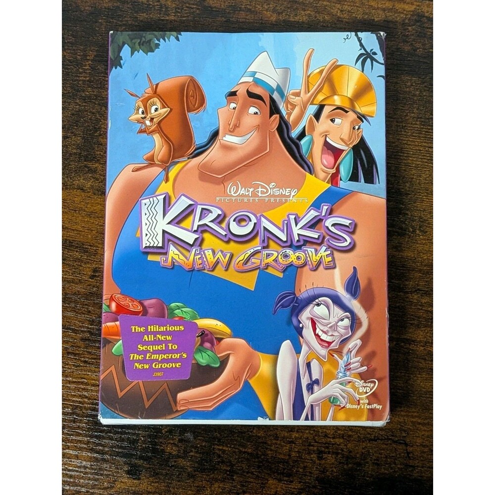 KRONK'S NEW‎ GROOVE (DVD, 2005) - Walt Disney Pictures - Rare Slip Cover NEW
